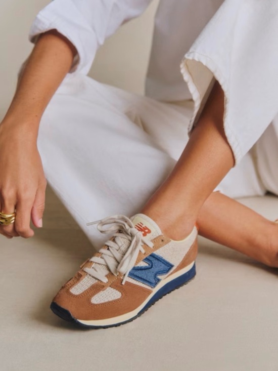 Sezane Shoes - Sezane Sézane X New Balance Ecru / Brown - Size US 8 unisex